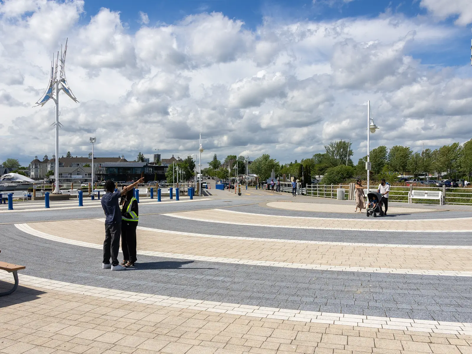 Millennium Square on the Pickering waterfront