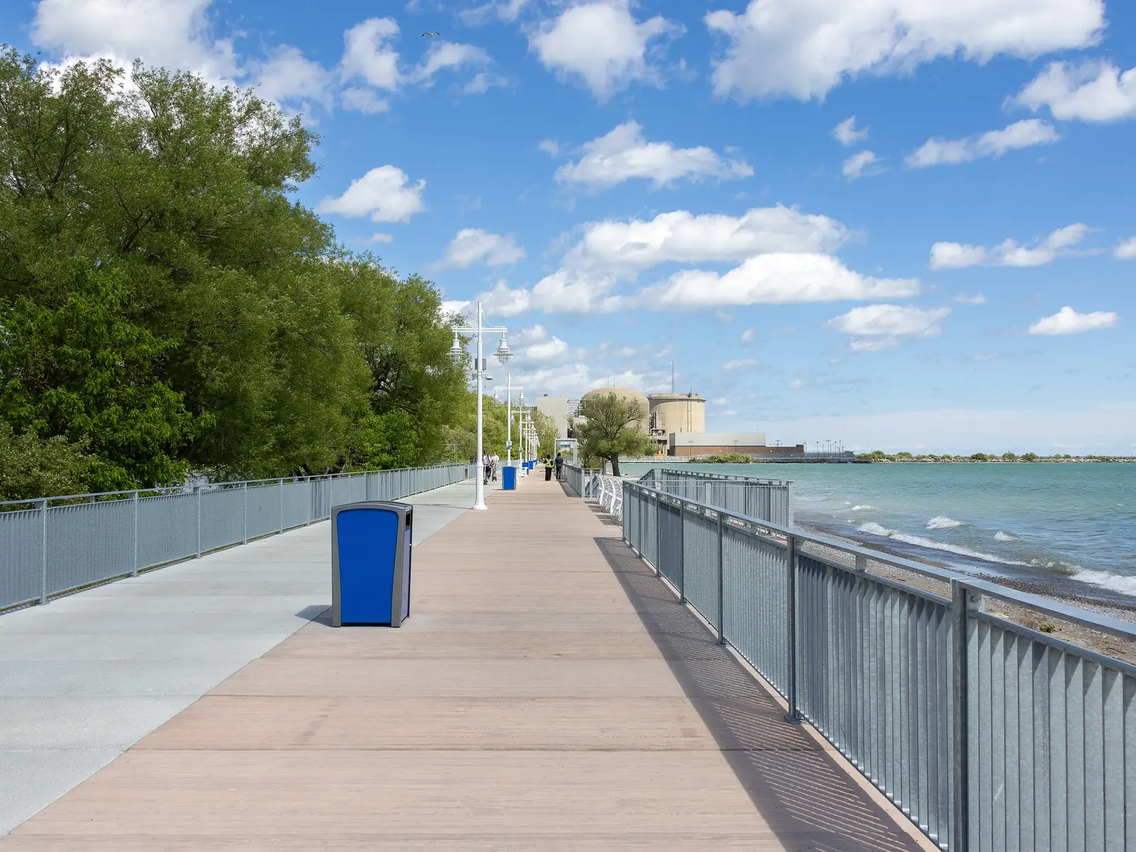Waterfront Trail boardwalk in Pickering